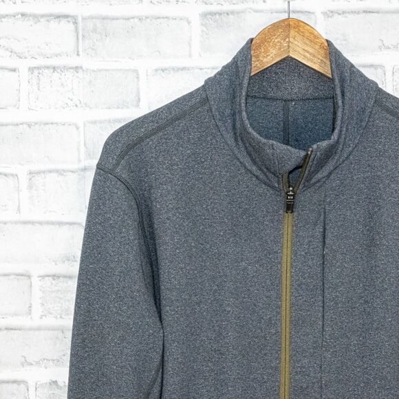 Lululemon Men's Full Zip Teck Jacket Multi pocket in Char Gray Size Large - Picture 6 of 9